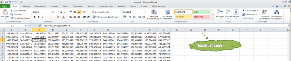 Excel ist sexy!